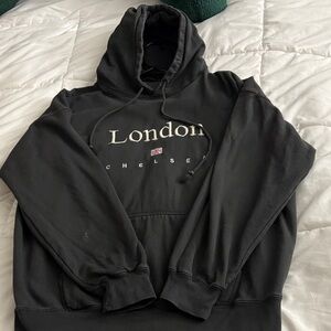 Brandy Melville Black London Hoodie